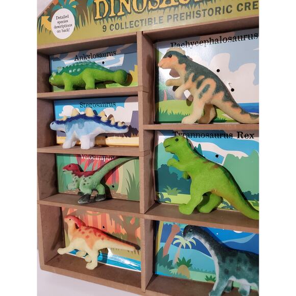 Melissa & Doug Collectible Prehistoric Creatures Fuzzy Dinosaur Figurine Toy Set - Picture 3 of 3